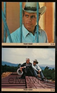 5x093 POCKET MONEY 5 8x10 mini LCs '72 Paul Newman, Lee Marvin, Strother Martin!