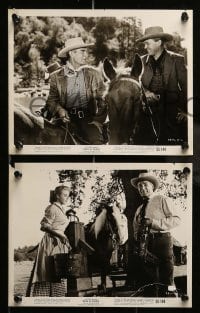 5x369 RAGE AT DAWN 8 8x10 stills '55 outlaw hunter Randolph Scott, Forrest Tucker!