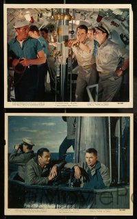 5x057 TORPEDO RUN 8 color 8x10 stills '58 Glenn Ford & Ernest Borgnine in military submarine!