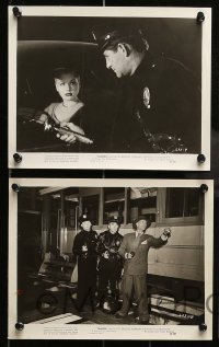 5x562 TRAPPED 6 8x10 stills '49 great film noir images of John Hoyt, sexy Barbara Payton!