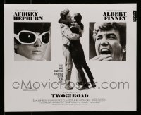 5x990 TWO FOR THE ROAD 2 8x10 stills '67 Audrey Hepburn & Finney, Donen, poster art!