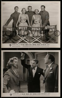 5x766 WEST POINT STORY 4 8x10 stills '50 James Cagney, Virginia Mayo, Doris Day, Gordon MacRae