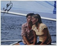 5y594 BEN MARLEY signed color 8x10 REPRO still '90s c/u as Patrick with Cindy Grover in Jaws 2!
