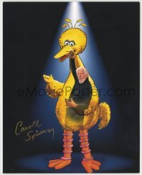 5y267 CAROLL SPINNEY signed color 8x10 publicity still '90s he was Big Bird in Sesame Street!