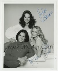 5y745 CHARLIE'S ANGELS signed 8x10 REPRO still '81 by Jaclyn Smith, Cheryl Ladd, AND Kate Jackson!