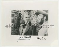 5y746 CHEYENNE SOCIAL CLUB signed 8x10 REPRO still '70 by BOTH James Stewart AND Henry Fonda!