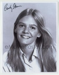 5y748 CINDY GROVER signed 8x10 REPRO still '90s head & shoulders smiling c/u of the Jaws 2 actress!