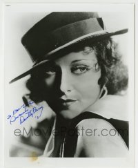 5y766 DOROTHY REVIER signed 8x10 REPRO still '80 head & shoulders portrait of the pretty star!
