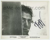 5y334 DUSTIN HOFFMAN signed 8x10.25 still '69 most classic close up from Midnight Cowboy!