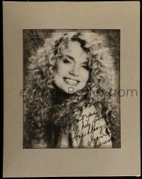 5y189 DYAN CANNON matted signed 8x10 REPRO still '80s sexy head & shoulders smiling portrait!