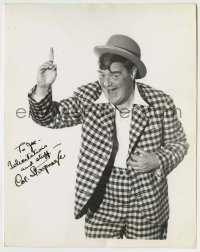 5y347 F. CHASE TAYLOR signed 8x10.25 radio still '36 the comedian who played Colonel Stoopnagle!