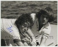 5y770 G. THOMAS DUNLOP signed 8x10 REPRO still '90s great terrified close up as Timmy from Jaws 2!
