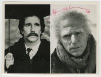5y367 HENRY WINKLER signed 7x9 still '81 cool split image as a young man & in old man makeup!