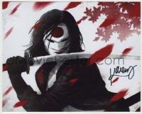 5y649 KAREN FUKUHARA signed color 8x10 REPRO still '10s cool image as Katana in Suicide Squad!