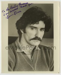 5y407 KEVIN KLINE signed 8.25x10 still '80s super young head & shoulders portrait with mustache!