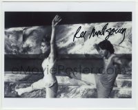 5y809 LEE MONTGOMERY signed 8x10 REPRO still '90s dancing w/ Parker in Girls Just Want To Have Fun!
