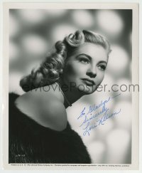 5y415 LORI NELSON signed 8.25x10 still '53 portrait of the beautiful blonde Universal actress!