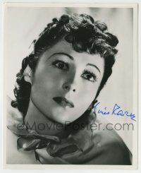 5y817 LUISE RAINER signed 8x10 REPRO still '80s great portrait of the Oscar-winning actress!