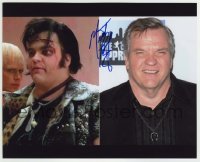 5y663 MEAT LOAF signed color 8x10 REPRO still '00s split image from The Rocky Horror Picture Show!