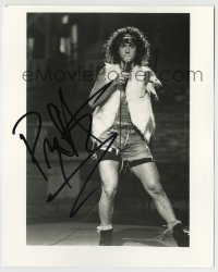 5y844 PAULY SHORE signed 8x10 REPRO still '90s the bizarre comedian doing his stand-up act!