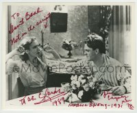 5y818 MAE CLARKE signed 8x10 REPRO still '89 in the classic grapefruit scene with James Cagney!