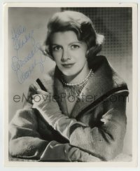 5y452 ROSEMARY CLOONEY signed 8.25x10 still '50s great close portrait of the pretty actress/singer!