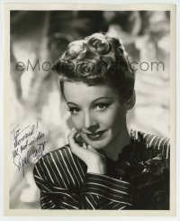 5y459 SIGNE HASSO signed 8.25x10 still '45 Clarence Sinclair Bull portrait from Dangerous Partners!