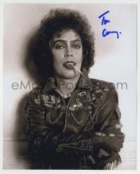 5y871 TIM CURRY signed 8x10 REPRO still '00s Dr. Frank-N-Furter in The Rocky Horror Picture Show!