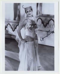 5y776 GLYNNIS O'CONNOR signed 8x10 REPRO still '80s great portrait in sexy harem girl outfit!