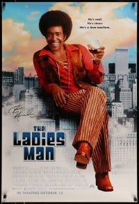 5y235 LADIES MAN signed advance 1sh '00 by Tim Meadows, he's cool, he's clean, he's a love machine!