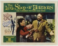 5y194 MEL WELLES signed REPRO LC '90s on a great scene from Little Shop of Horrors!