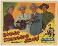 5y108 UNDER COLORADO SKIES signed LC #7 '47 by Eddie Dean, who's not even in the movie!