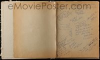 5y002 MISTER ED signed 13x15 scrapbook '61 by THIRTY, Rocky Lane, Alan Young, Jack Pierce & more!