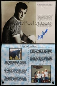 5y050 TONY CURTIS signed 9x11 calendar '08 he was a huge supporter of the Shiloh Horse Sanctuary!