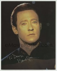 5y506 BRENT SPINER signed 8x10 postcard '92 great c/u as Data in Star Trek: The Next Generation!
