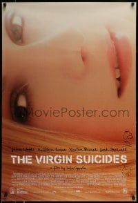 5y258 VIRGIN SUICIDES signed 1sh '99 by BOTH director Sofia Coppola AND star Kirsten Dunst!