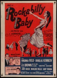 5z483 ROCKABILLY BABY 30x40 '57 Judy Busch's mother was a showgirl, Les Brown and his band!