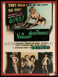 5z055 SHOULD A GIRL SAY YES 30x40 '53 adventures of a beautiful blonde, A Virgin in Hollywood!