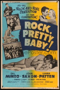 5z292 ROCK PRETTY BABY 40x60 '57 Sal Mineo, it's the rock 'n roll sensation of our generation!