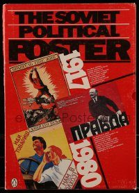 5z076 SOVIET POLITICAL POSTER softcover book '85 filled with full-color full-page images!