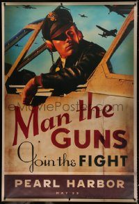 5z236 PEARL HARBOR bus stop '01 World War II propaganda poster designs, fighter pilot Ben Affleck!