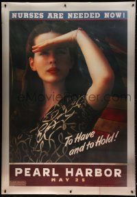 5z237 PEARL HARBOR DS bus stop '01 World War II propaganda poster designs, sexiest Kate Beckinsale!