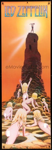 5z186 LED ZEPPELIN 21x62 commercial poster '70s cool different art for Houses of the Holy!