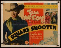 5z033 SQUARE SHOOTER 1/2sh '35 great images of western cowboy Tim McCoy, six shooters will speak!