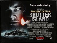 5z313 SHUTTER ISLAND subway vinyl banner '10 Scorsese, Leonardo DiCaprio, someone is missing!