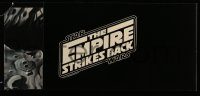 5z071 EMPIRE STRIKES BACK two print promo pack '79 w/2 art prints & metal Darth Vader emblem!