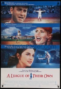 6a044 LEAGUE OF THEIR OWN Aust 1sh '92 Tom Hanks, Madonna, women's baseball!