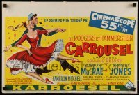 6a094 CAROUSEL Belgian '56 Shirley Jones, Gordon MacRae, Rodgers & Hammerstein musical!