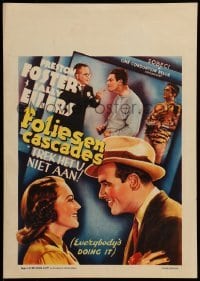 6a103 EVERYBODY'S DOING IT Belgian '40s different art of Preston Foster, Sally Eilers, Arthur Lake