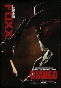 6a075 DJANGO UNCHAINED teaser Canadian 1sh '12 cool profile image of Jamie Foxx in title role!